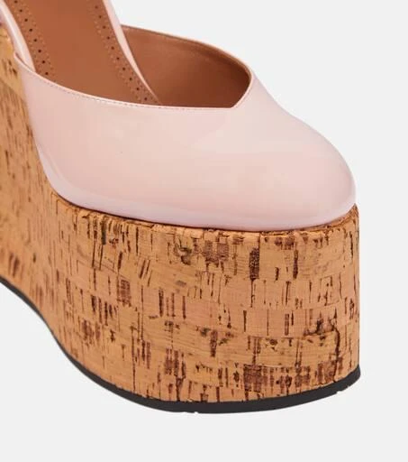 Alaïa Riviera patent leather wedges 6