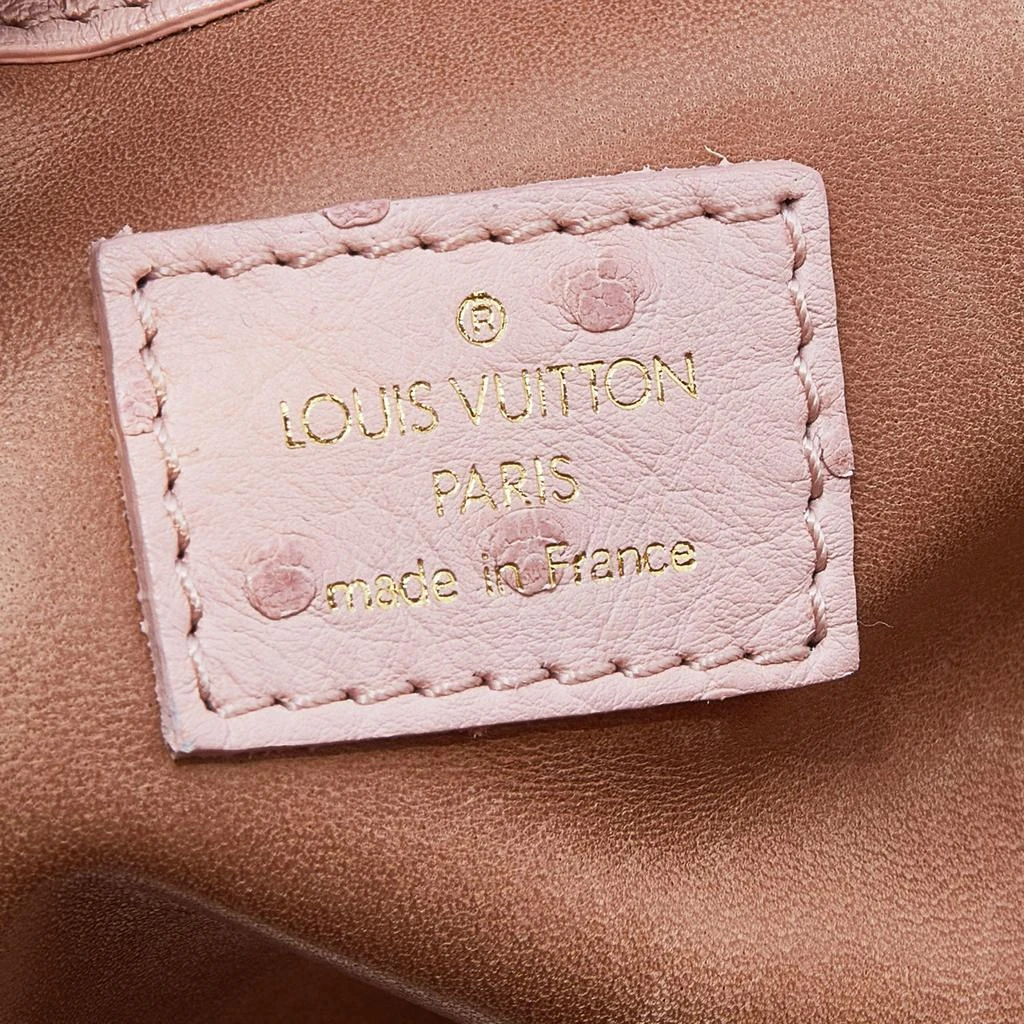 Louis Vuitton Louis Vuitton Poudre Ostrich Limited Edition Frame Speedy Bag 9
