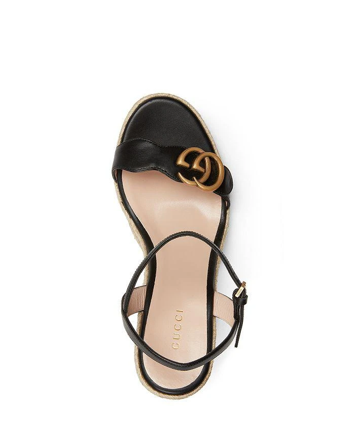 Gucci Women's Aitana Espadrille Wedge Sandals 4