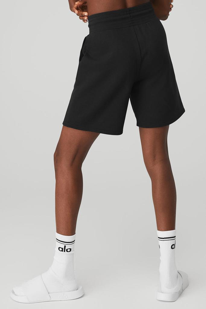 Alo High-Waist Easy Sweat Short - Black