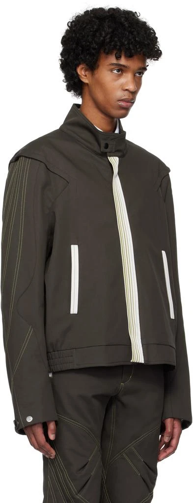 Kiko Kostadinov Brown Solix Jacket 2