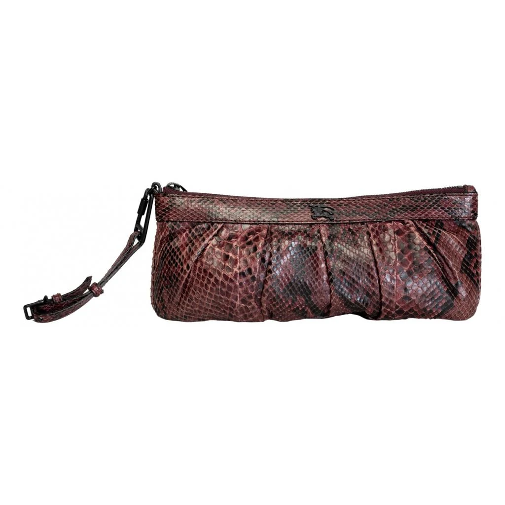 Burberry Burberry Leather clutch bag 1