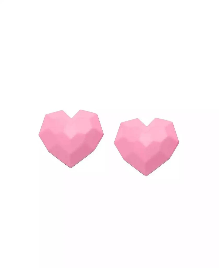 SOHI Women
s Green Heart Stud Earrings