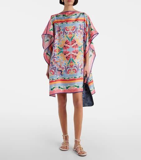 ETRO Printed silk foulard top 2