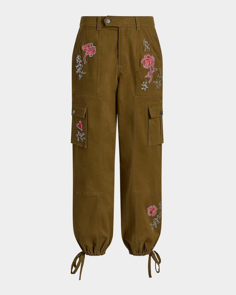 Cinq a Sept Zola Desert Rose Cargo Joggers 1