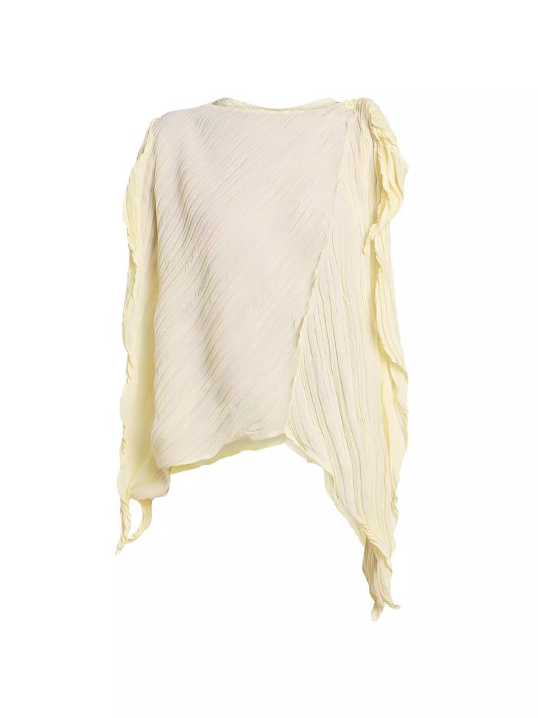 Issey Miyake Wrinkled & Twisted Top - Free Shipping