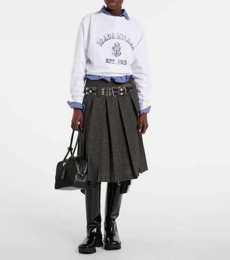 Prada Leather knee-high boots 2