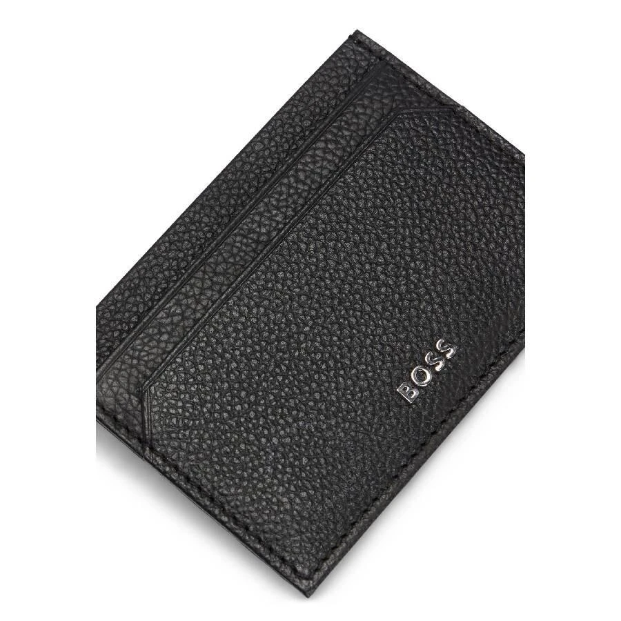 Hugo Boss Logo Detailed Grained-Leather Wallet 3