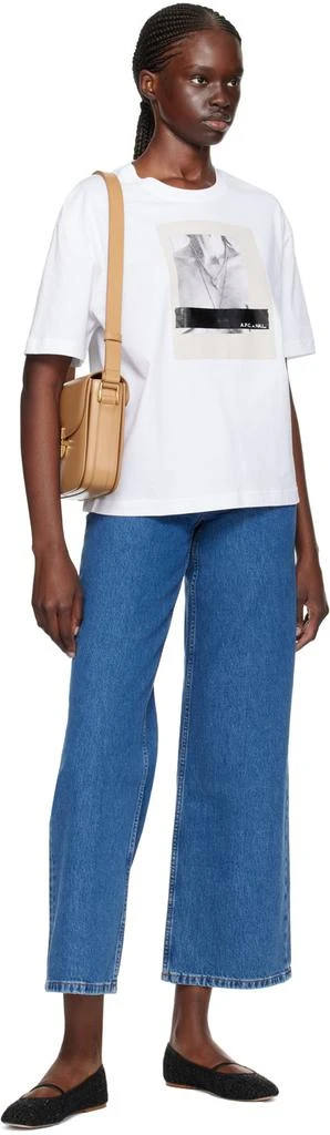 A.P.C. White Natasha Ramsey-Levi Edition New Heaven T-Shirt 4