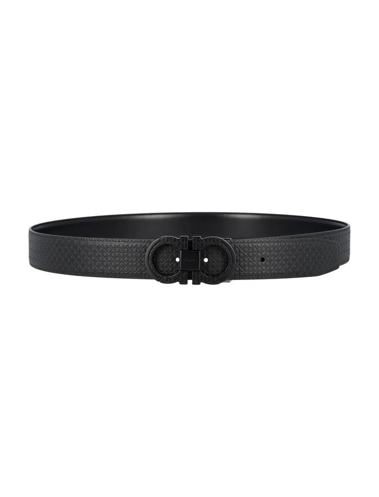 Salvatore Ferragamo Ferragamo Gancini Logo Plaque Belt 1