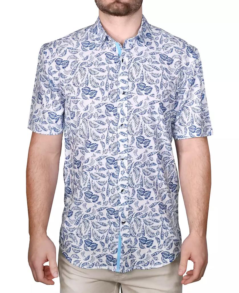 Vintage 1946 Men's Printed Short-Sleeve Woven Shirt