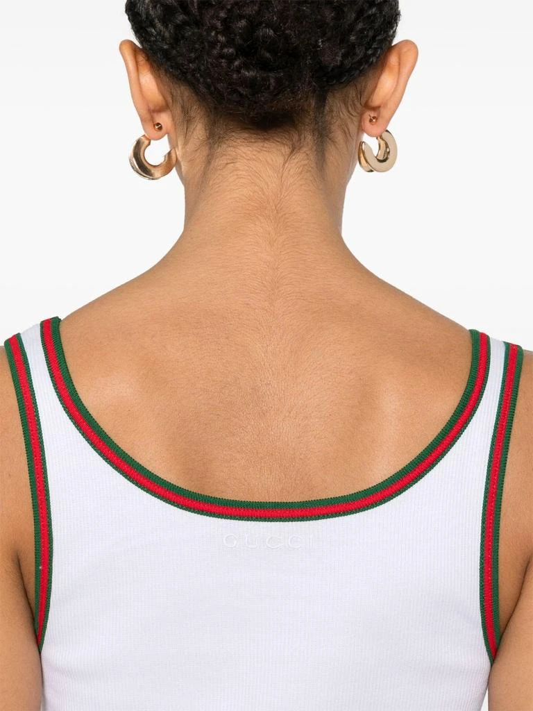 Gucci GUCCI - Ribbed Cotton Tank Top 3
