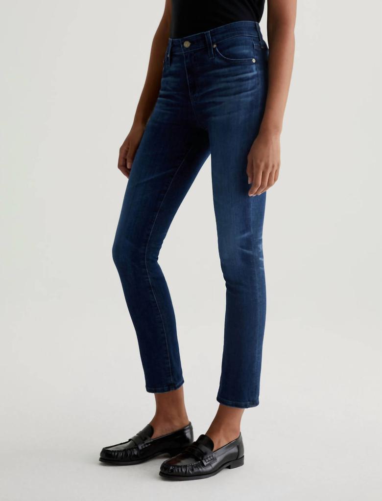 AG Jeans Ag Jeans - Mari Ag-ed™ Mid-rise Slim Straight Leg Denim