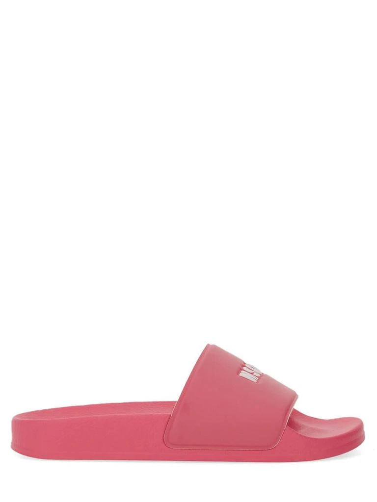 MSGM Msgm Slide Sandal With Logo 1