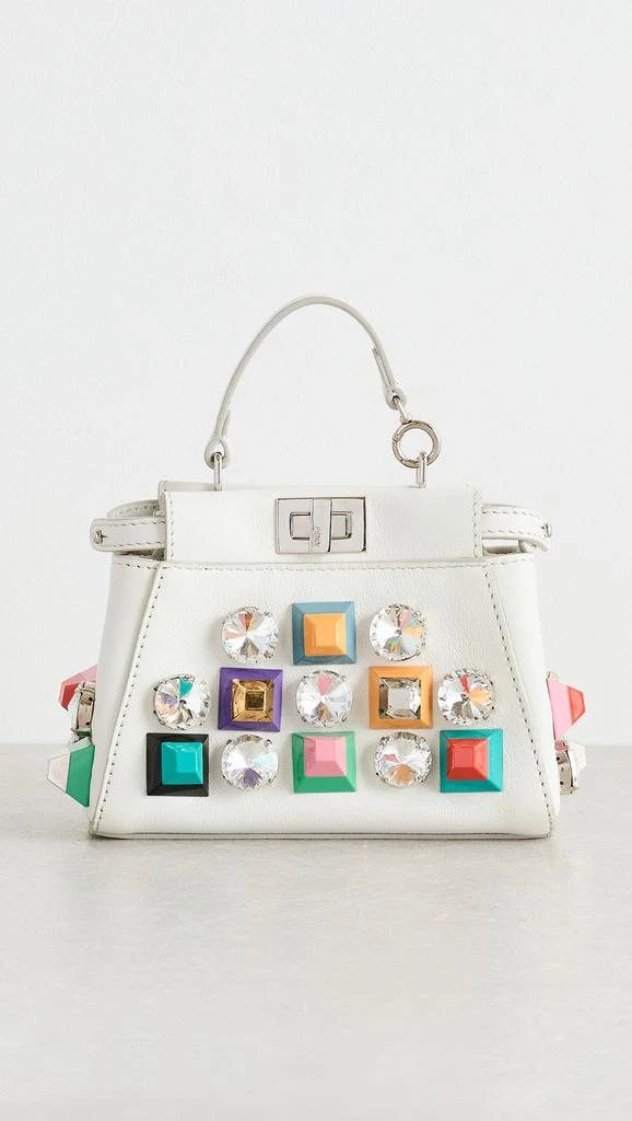 Shopbop Archive Fendi Peekaboo 2-Way Hand Bag, Studded Crystals 1