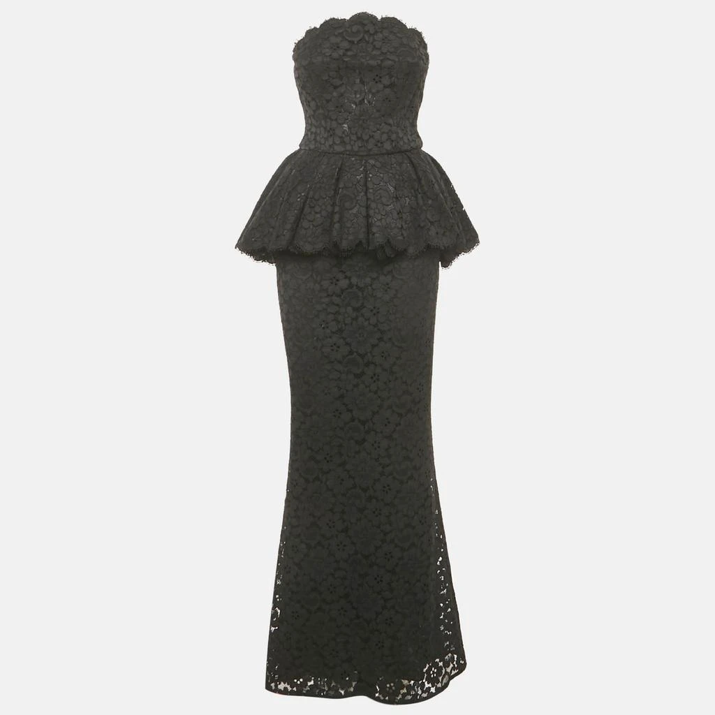 Shop Dolce & Gabbana Black Lace Bustier Detail Strapless Maxi Dress S on  Sale at BeyondStyle  Get 39% Off Dolce & Gabbana Black Lace Bustier Detail  Strapless Maxi Dress S with