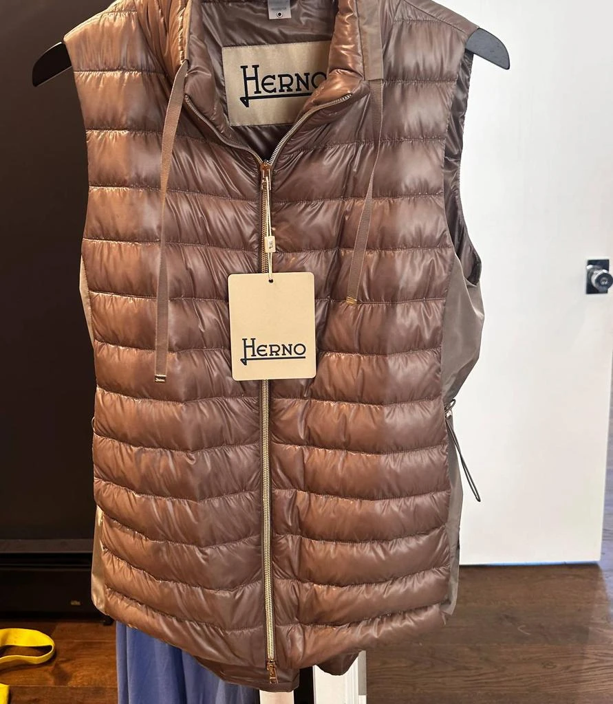 Herno Herno - Women's Mixed Media Vest In Nylon And Techno Taffita 1
