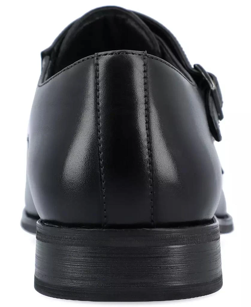 Vance Co. Men's Atticus Wide Tru Comfort Foam Double Monk Strap Cap Toe Dress Shoe 4