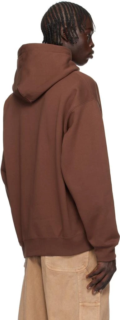NIKE Burgundy Solo Swoosh Hoodie 3