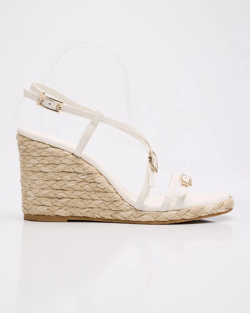 Stuart Weitzman Georgie Strappy Wedge Espadrille Sandals 1