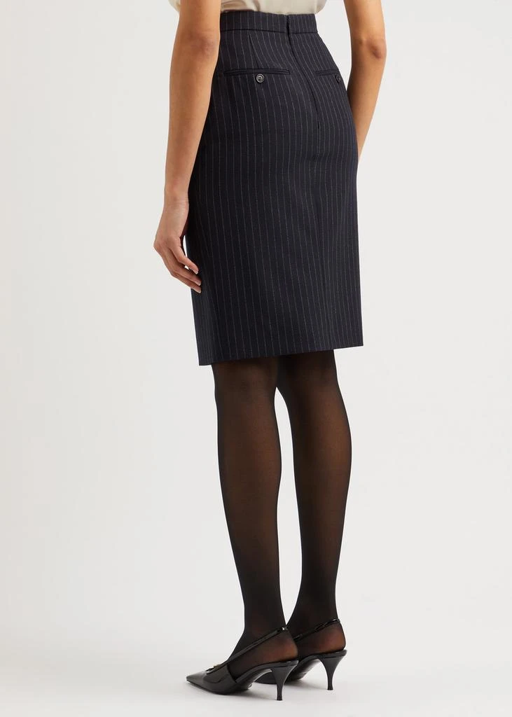 Yves Saint Laurent Pinstriped wool skirt 3