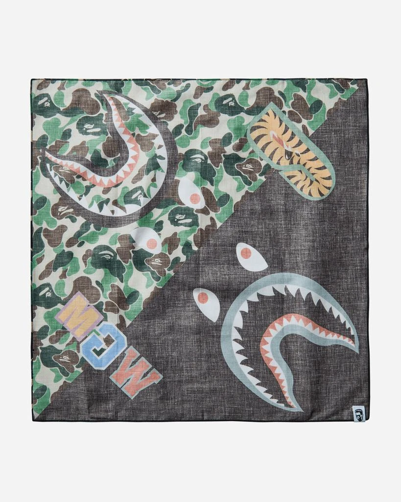 A Bathing Ape ABC Shark Bandana Green 4