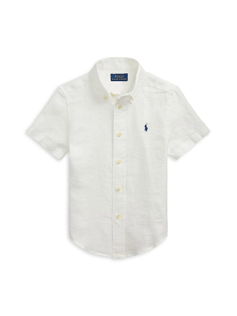 Ralph Lauren Little Boy's & Boy's Linen Short-Sleeve Shirt 1