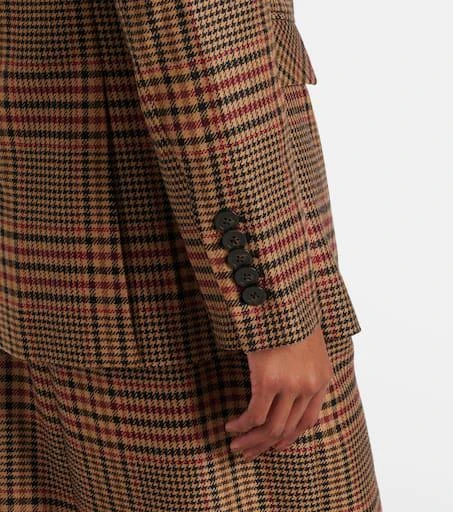 VERONICA BEARD Sevyn plaid virgin wool blazer 5