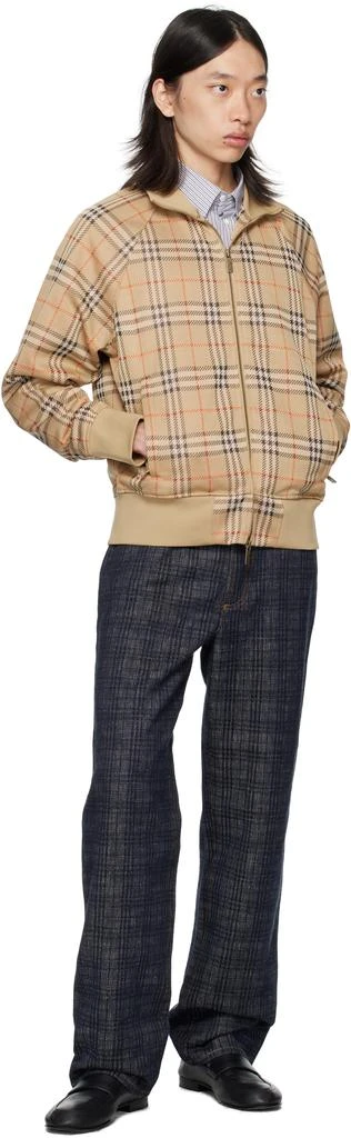 Burberry Beige Check Sweatshirt 4