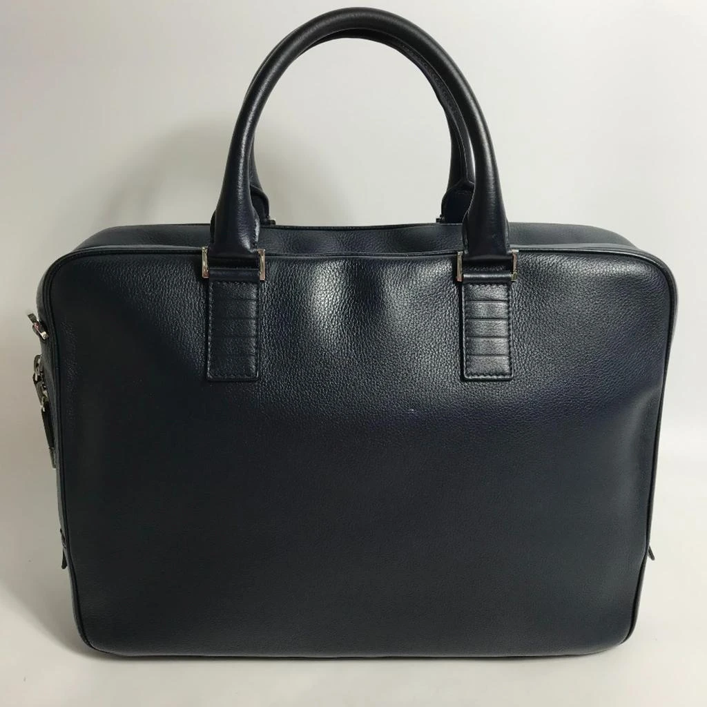 Dior Leather Briefcase Handbag Shoulder Bag (Pre-Owned) 3