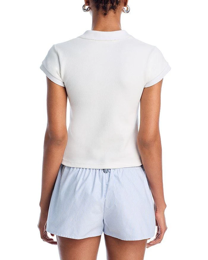 Alexander Wang Cropped Polo Cardigan 3