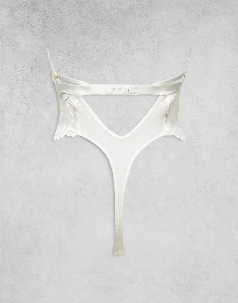 Ann Summers Ann Summers Confession crotchless body in ivory - BeyondStyle