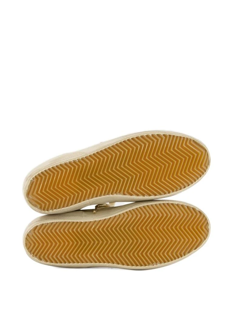 Golden Goose Pale Yellow Suede Sneakers 5