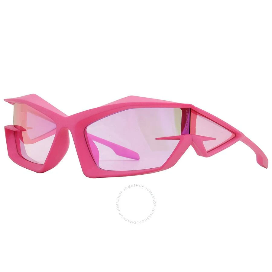 Givenchy Givenchy Pink Flash Mirror Irregular Men's Sunglasses GV40049I 73Y 69 2