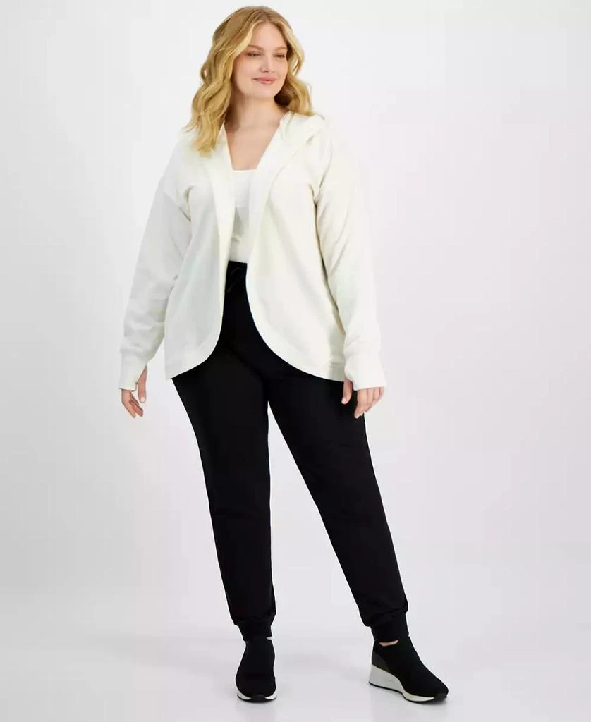 ID Ideology Plus Size Hooded Comfort Flow Cardigan, Created for Macy's 4