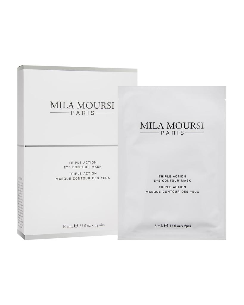 Mila Moursi Triple Action Eye Contour Mask, 5 pairs