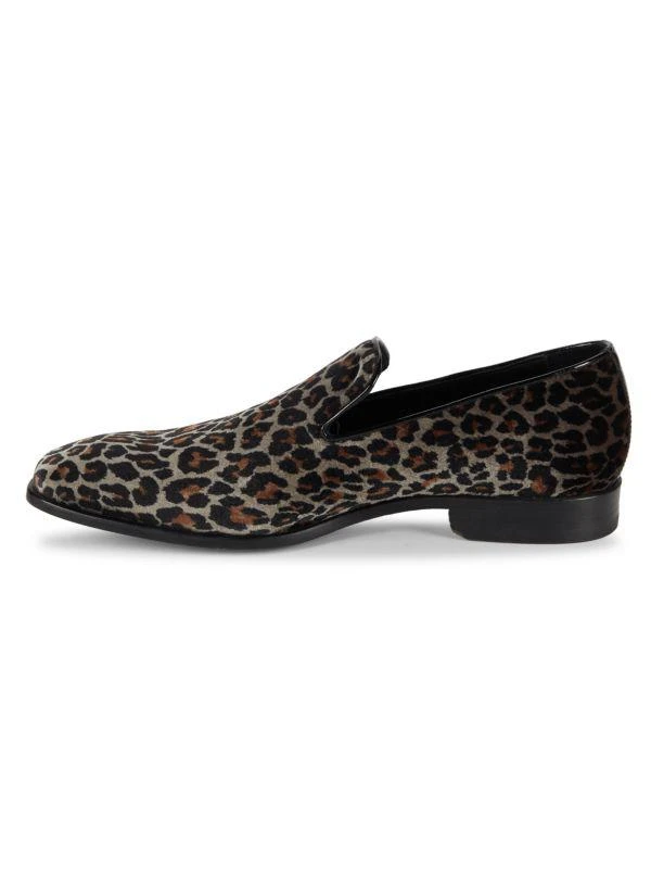 Saks Fifth Avenue Velvet Almond Toe Smoking Slippers 4