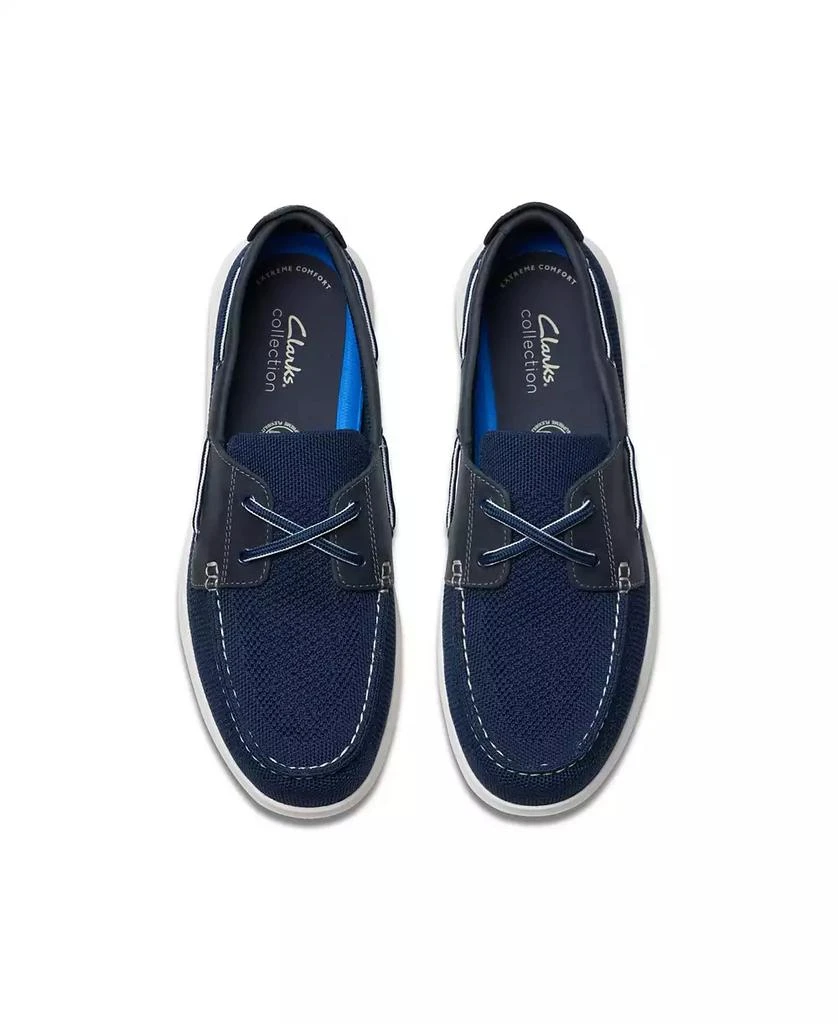 Clarks Men's Flexway Tie Casual Slip On Boat Shoe 5