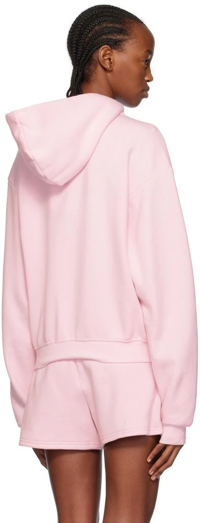 SKIMS Pink Cotton Fleece Classic Hoodie 3