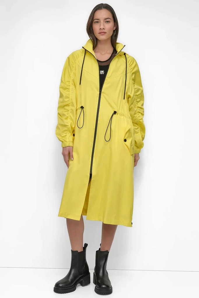 DKNY COATED SATIN ANORAK 7