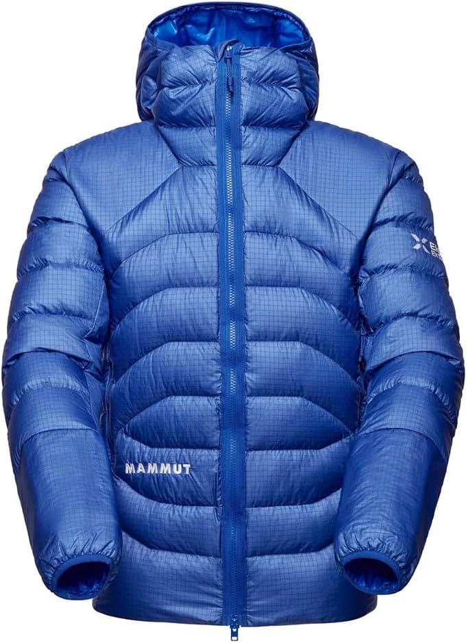 Mammut Mammut, Eiger Nordwand Light Down IN Hooded Jacket - Men's, Eiger Blue, XL