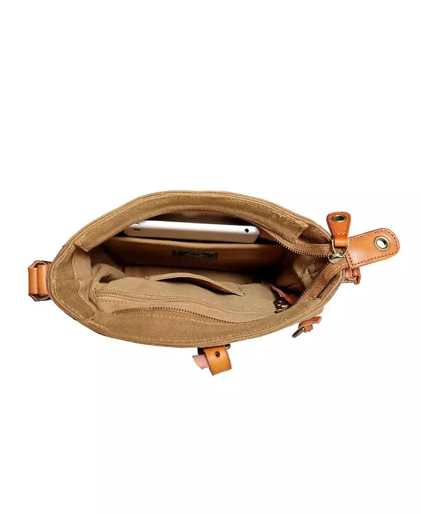 TSD BRAND Redwood Canvas Crossbody Bag 3