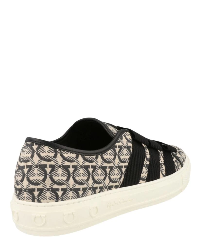 Salvatore Ferragamo Nataly Calfskin Leather Low-Top Sneakers 3