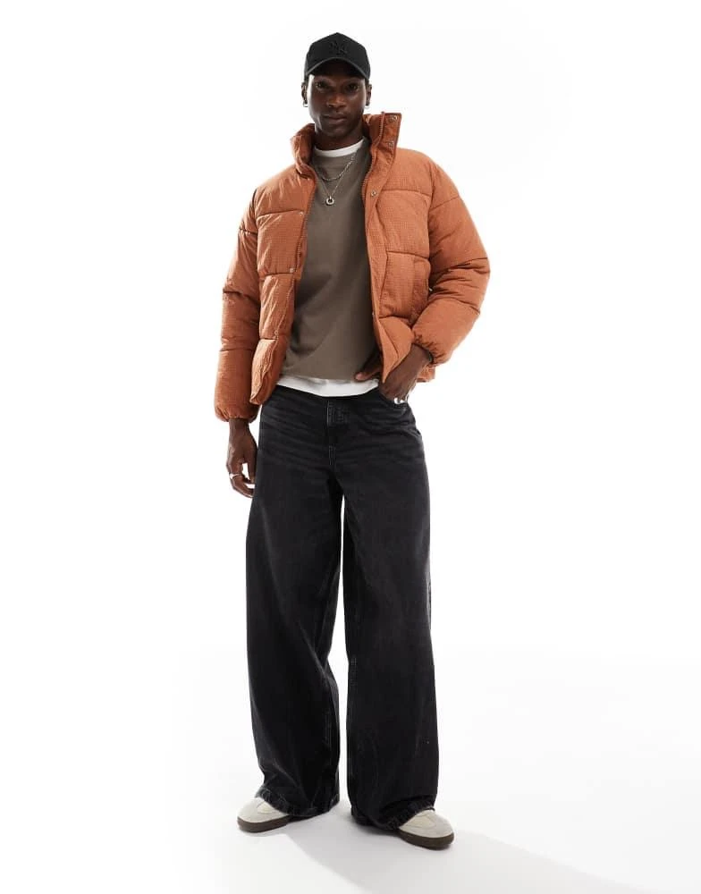 Collusion Puffa Coats With Hood NWOT Collusion Charcoal Gray