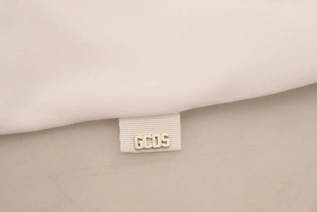 GCDS GCDS White Logo Print Cotton Short Sleeves T-shirt 7