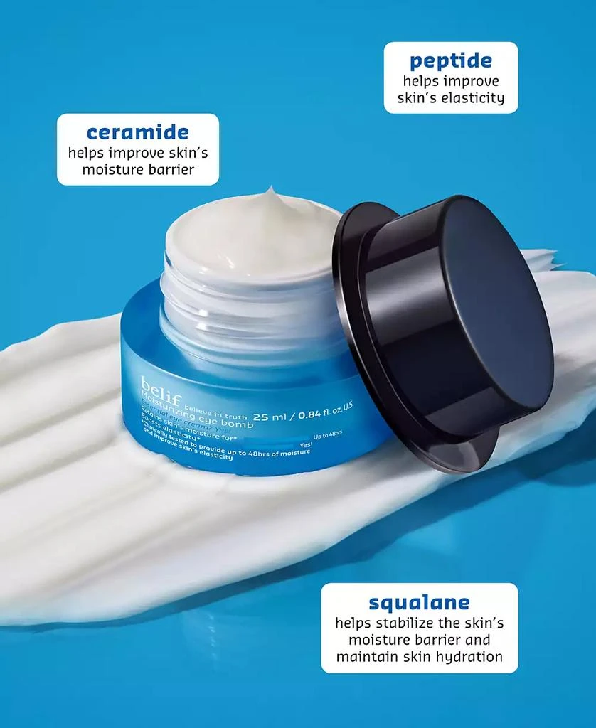 Belif Moisturizing Eye Bomb With Peptide, Ceramide & Squalane, 0.84 oz. 7