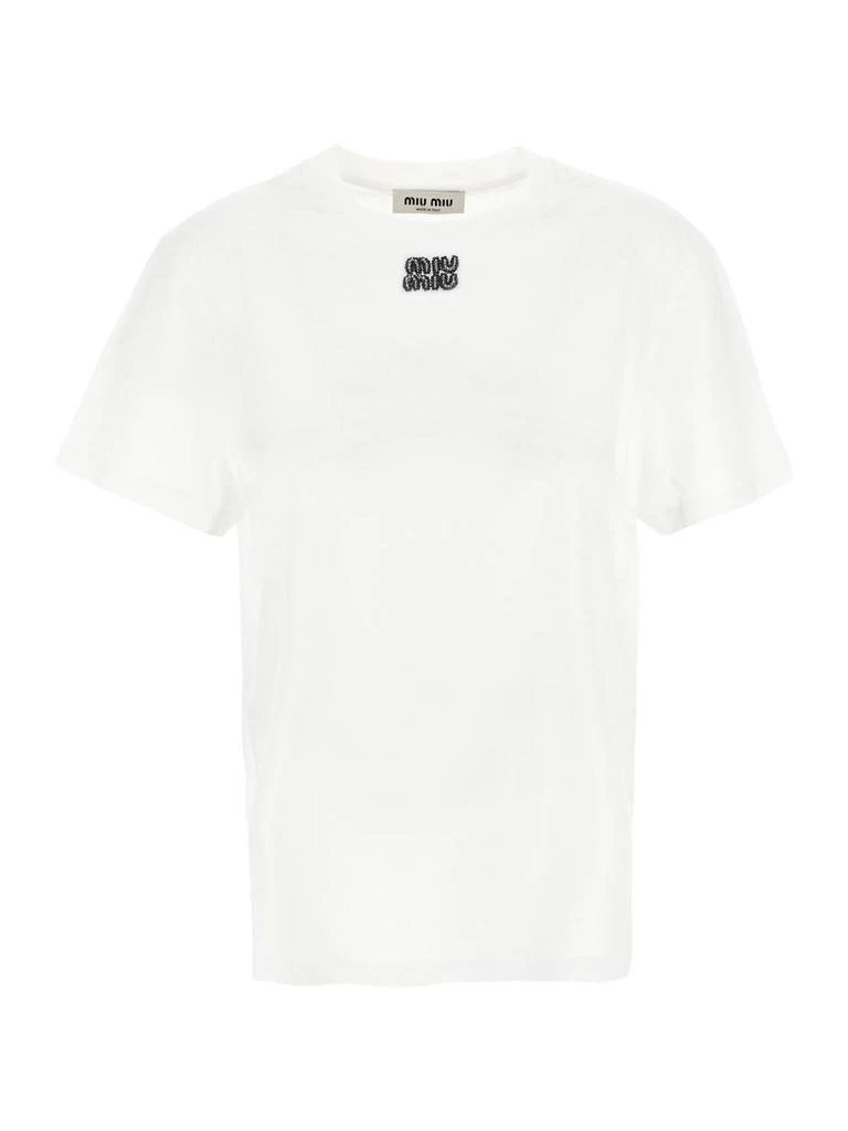 Miu Miu Logo T-Shirt 1