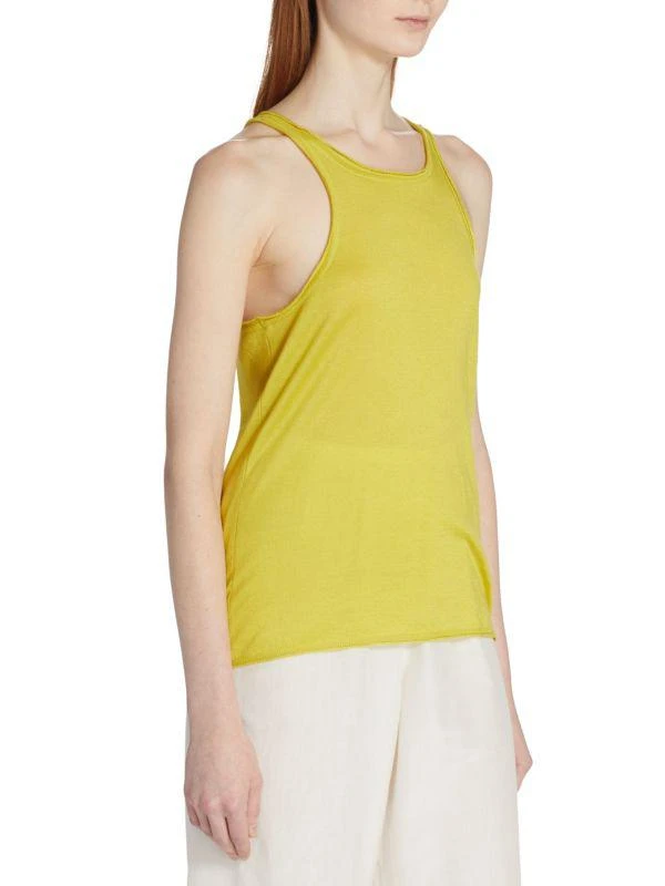 The Row Urmia Cashmere-Silk Tank Top 3