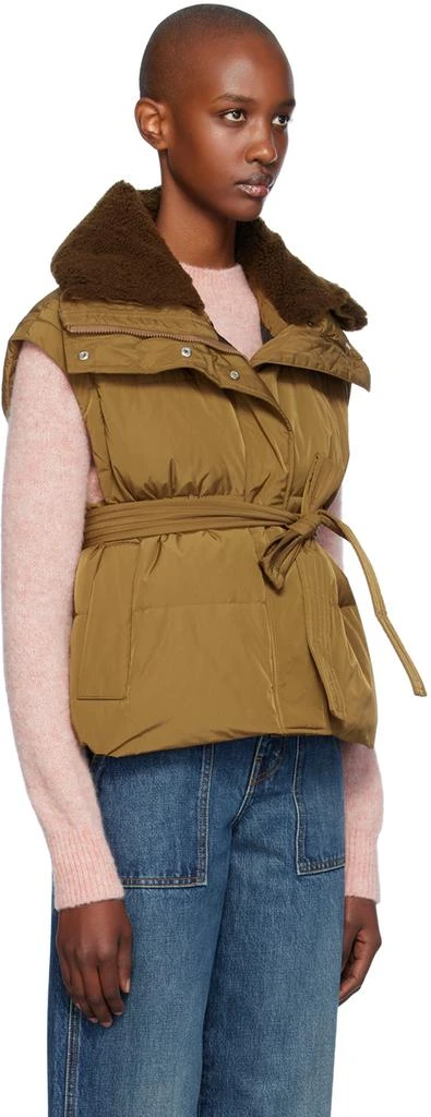 Yves Salomon Tan Ultralight Down Vest 4