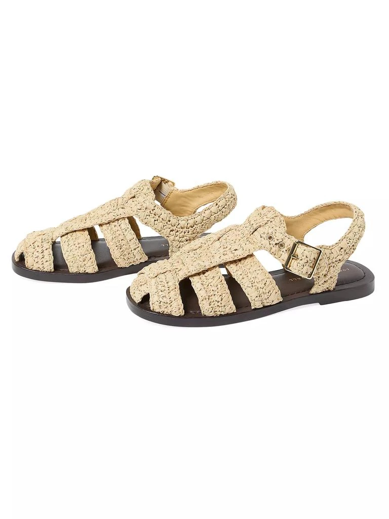 Loeffler Randall Sawyer Raffia Caged Sandals 4